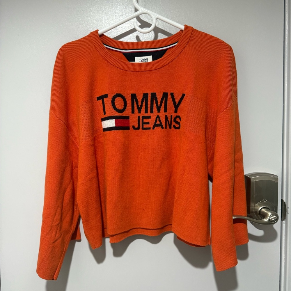 Tommy Hilfiger Women's Orange Sweater